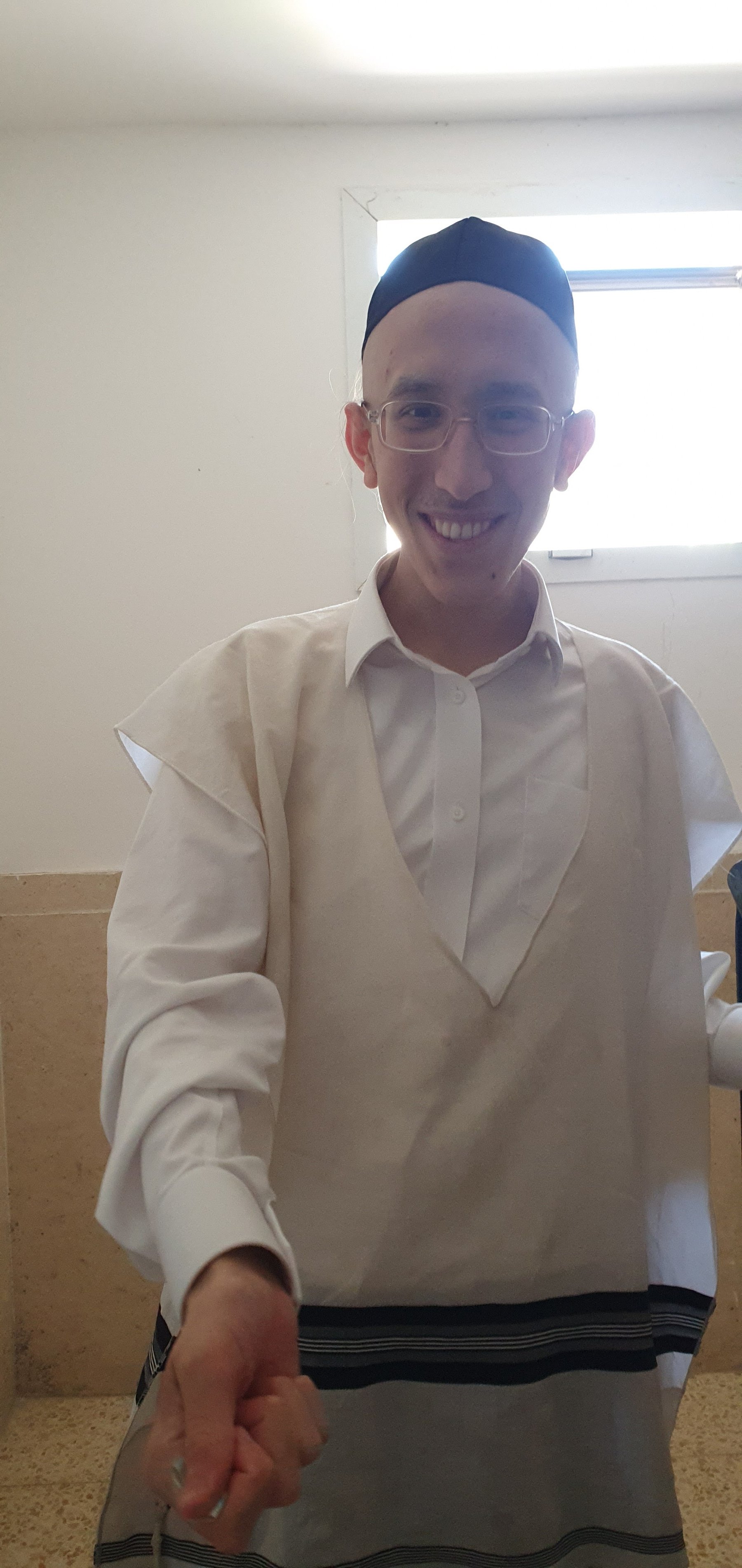 החיוך של חיים איצ'ה בזמן המחלה